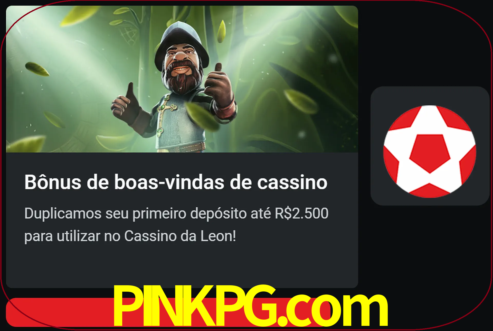 Receba seu dinheiro do bônus de boas-vindas após o primeiro depósito.