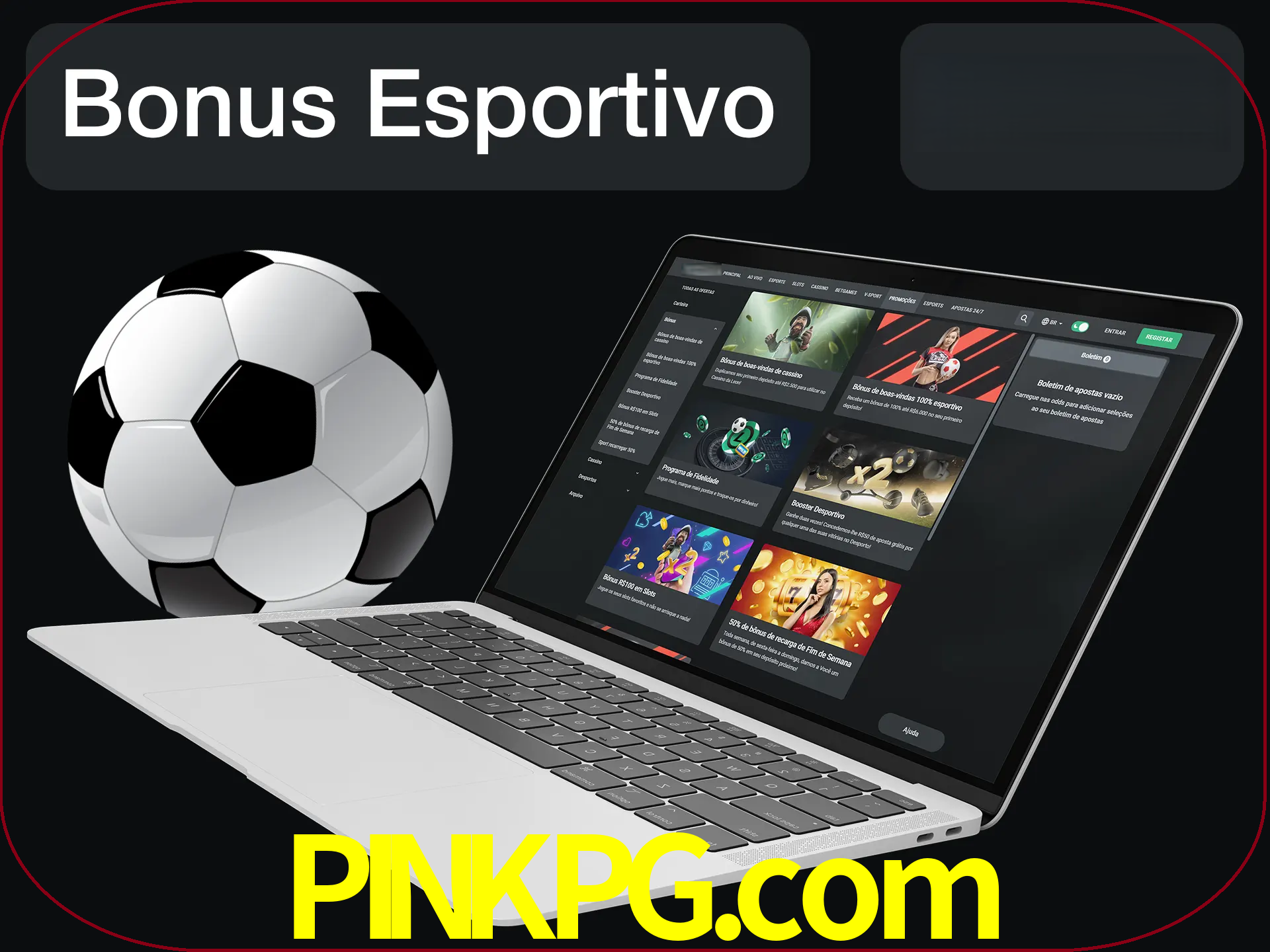 Antes de começar a apostar, use o bônus esportivo.
